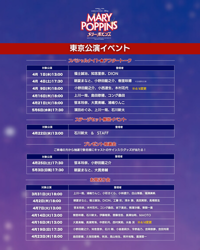 ミュージカル『メリー･ポピンズ』