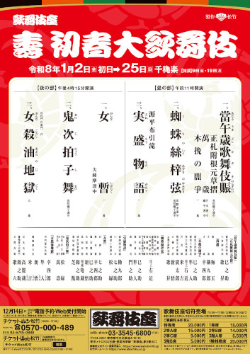 壽 初春大歌舞伎